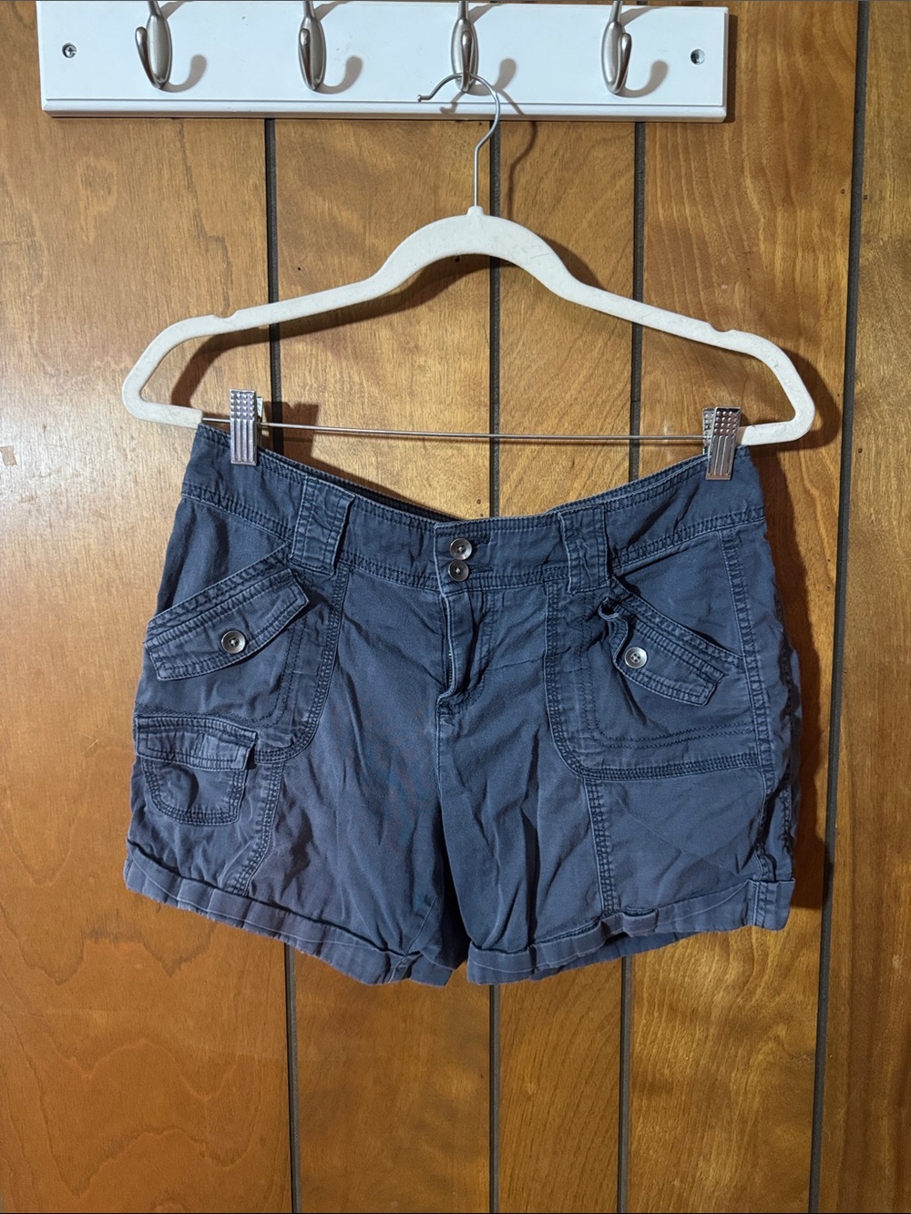 Sonoma Slate Navy Cargo Shorts with Utility Pockets